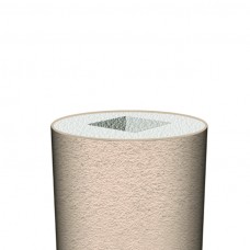 Декоративная колонна фасадный декор Prestige Decor тело гладкое LC 103-2 Full (2.00м)